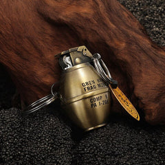 FLICKERFLARE™-GOLD GRENADE LIGHTER