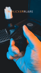 FLICKERFLARE™-SİYAH CONSTANTINE ÇAKMAĞI