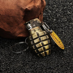 FLICKERFLARE™-GOLD GRENADE LIGHTER